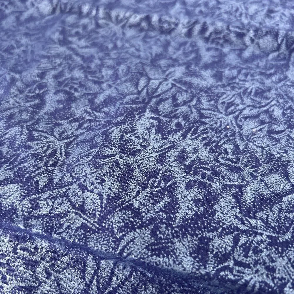 Michael Miller Fairy Frost Blue Shimmery Cotton Quilting Fabric 21 X 42 CM0376